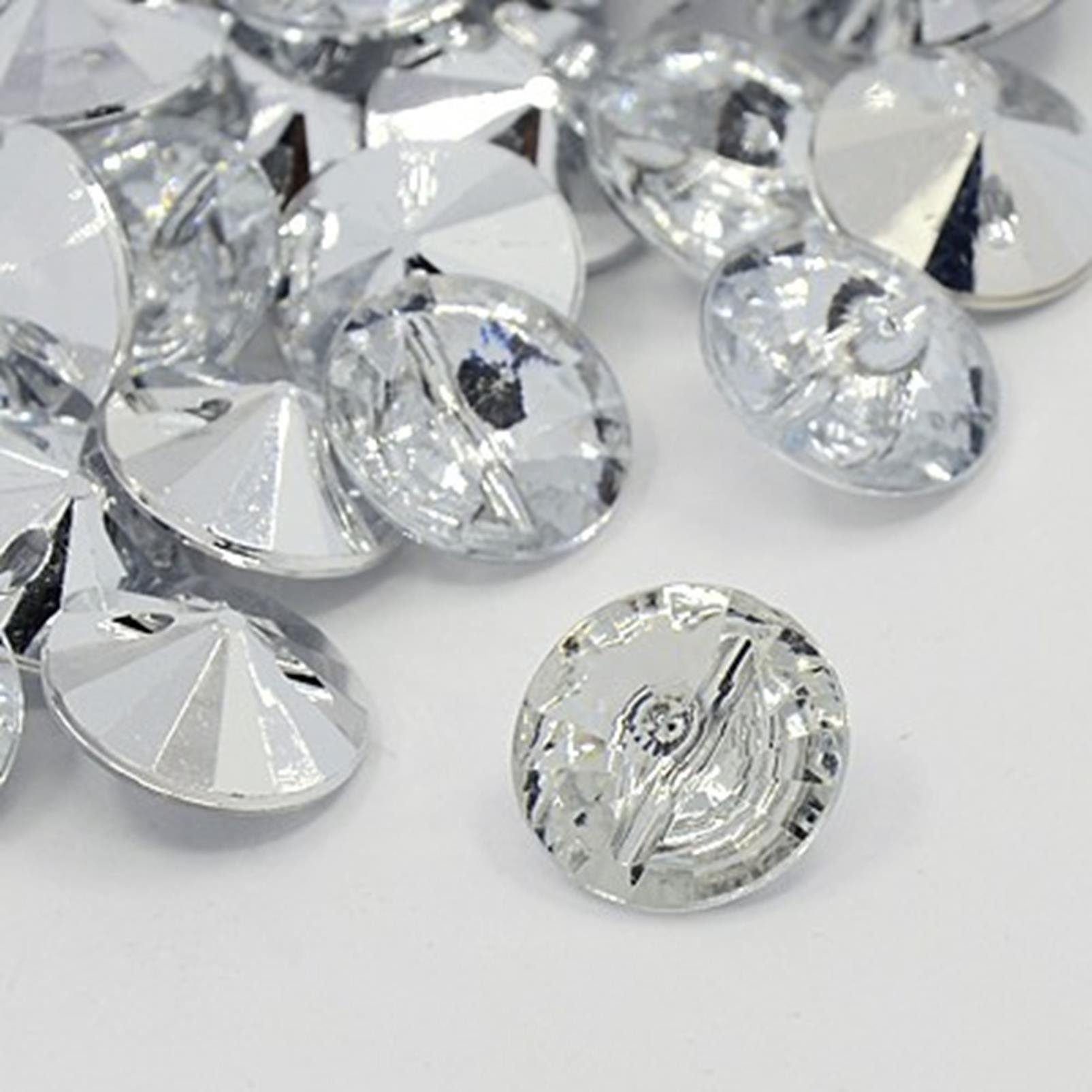 6 Bottoni Strass Blu Zircone BOT48 - Materiali - Stoffa E Filati - Foto 13