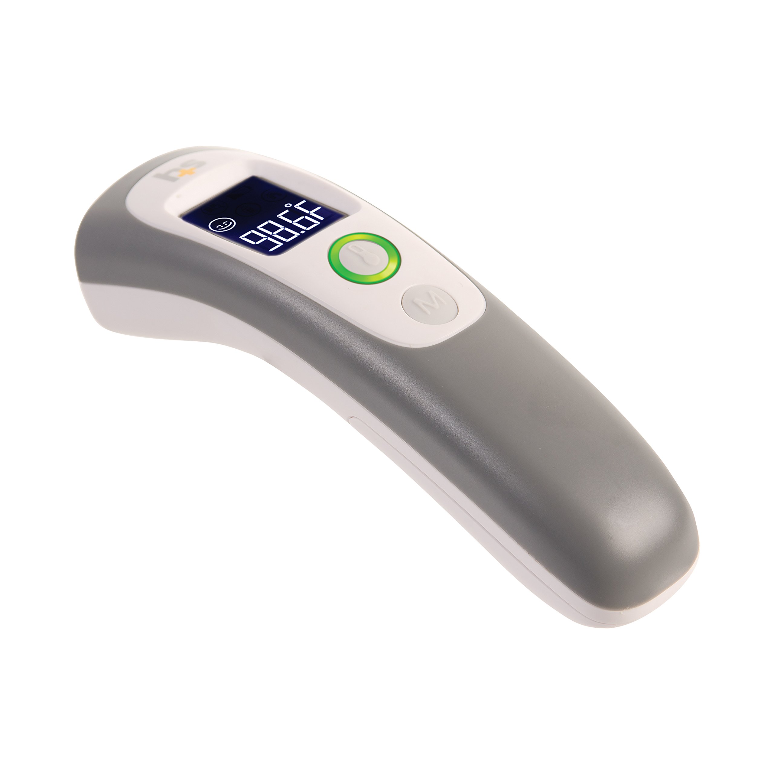 HealthSmart Digitales Zeitthermometer mit berührungsloser Infrarot-Technologie, Babys, Kinder oder Erwachsene, Testtemperatur von Objekten oder Luft mit Alarm- und Speicherfunktion, FSA & HSA