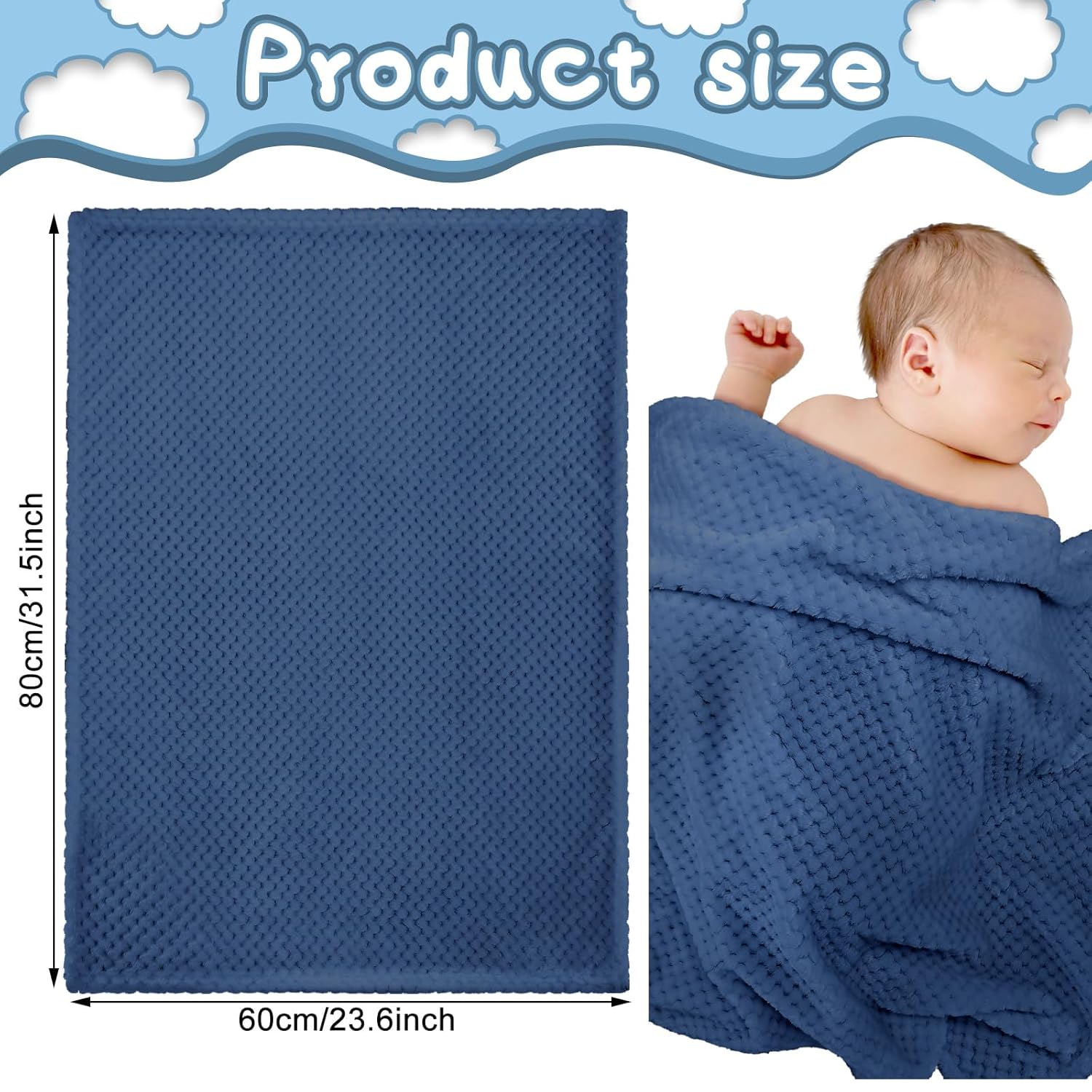 Frienda Pcs Baby Fuzzy Blanket Fluffy Baby Blanket Italy Ubuy