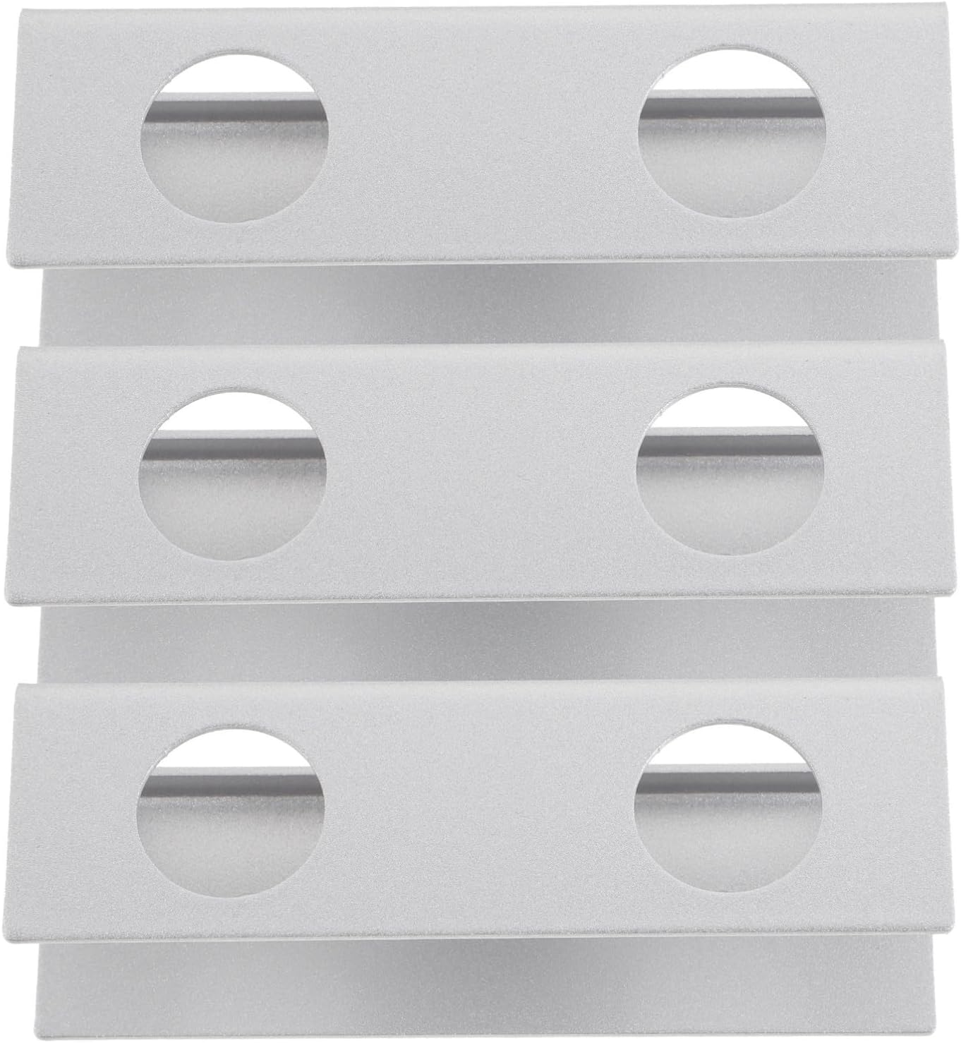 ibasenice Desk Laptop Storage Mount with Strong Support, Silver Aluminium