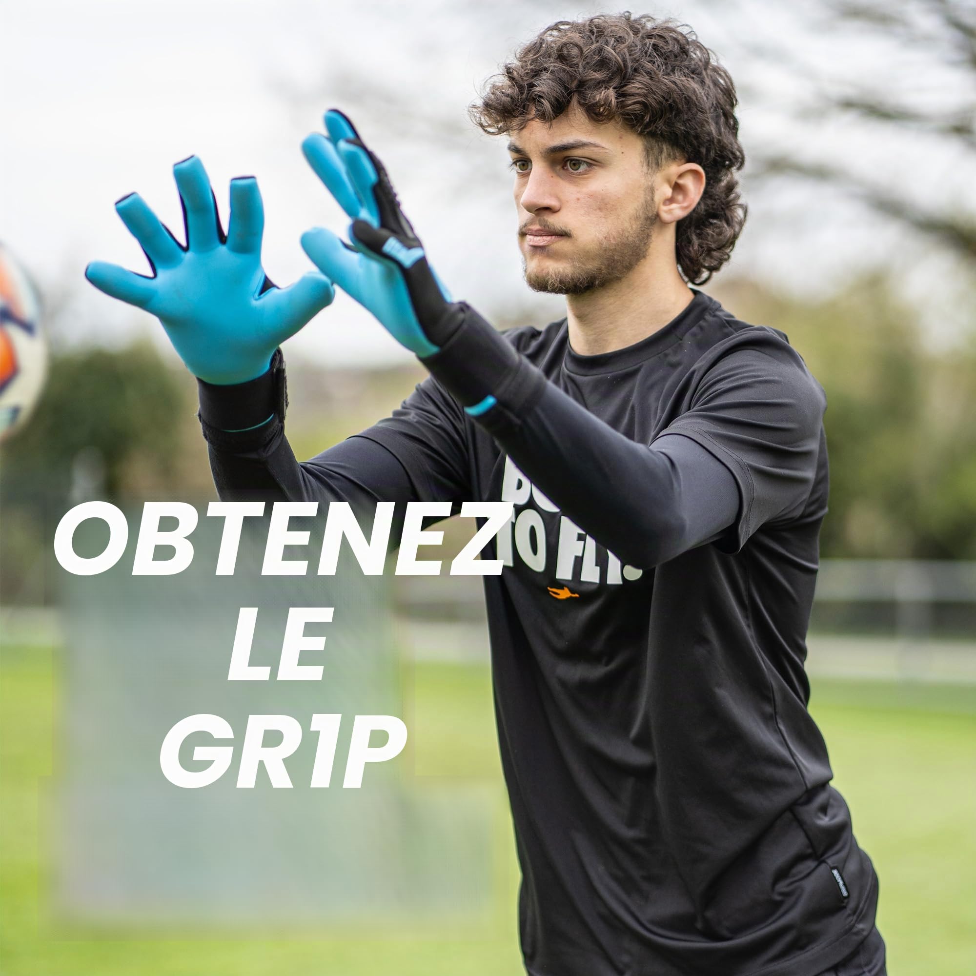 GRIPMODE Aqua Hybrid 2.0 Gants de Gardien de But - pour Tous Les Temps avec revêtement Griptec® Latex - Gant Football - Gant Gardien Foot Adulte - Taille 7-11
