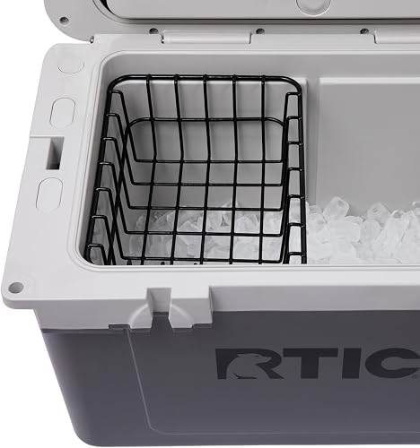 Cooler Basket for RTIC Ultra-Light Coolers - Select Your Size (22, 32, 52, 72 Qt.) - Wire Dry Goods Tray Compatible with Dividers, Inserts, Straps, Locks, and Other RTIC Cooler Accessories