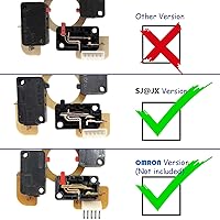Vista 5 de SJJX Arcade 2 Player Game Controller Stick DIY Kit LED Buttons with Logo MX Microswitch 8 Way Joystick USB Encoder Cable for PC MAME Raspberry Pi