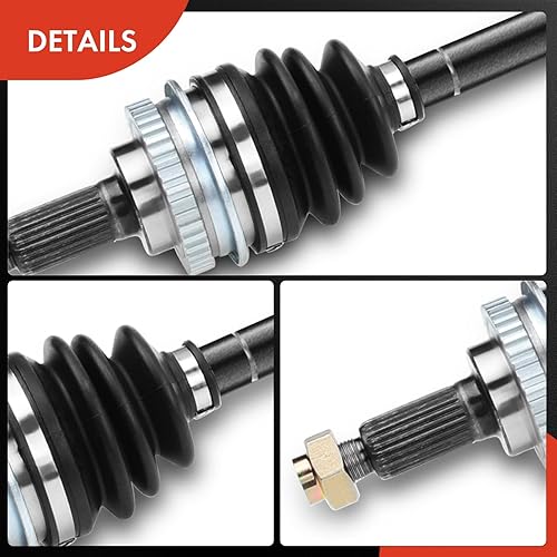 Miniatura 7 de A-Premium Conjunto de eje de eje CV compatible con Suzuki Esteem 1995-2000 L4 1.6L, transmisión automática, lado del pasajero delantero derecho,