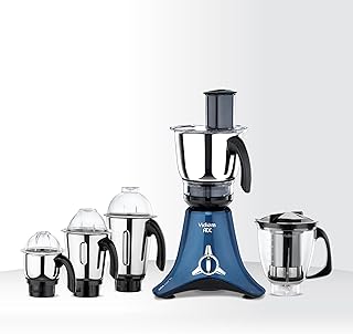 Vidiem Vstar ADC Azure Blue 1000W MIXER GRINDER | 1000 Watts with 5 Jar In-1 Juicer |5 Leakproof Multi Purpose Self-Lock Jars, For Wet And Dry, Chutneys, Curries & Powders | 1000 Watts Mixer|ABS Body