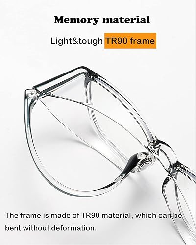 Miniatura 6 de Teumire Safety Glasses for Women Men Clear Frame Anti Fog Goggles Anti Dust Protection Glasses