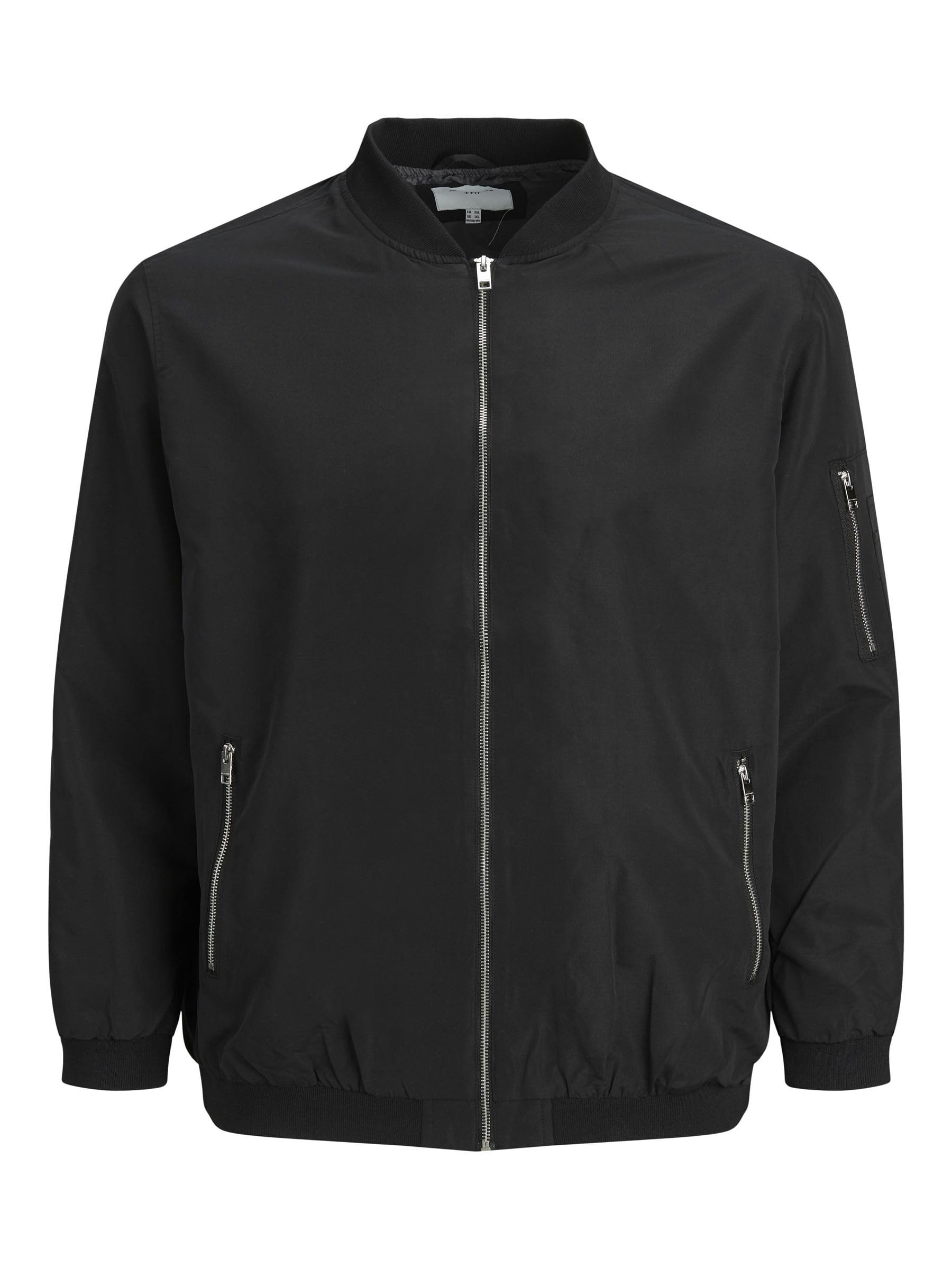 Jack & Jones Mens Bomber Jacket XXL Black