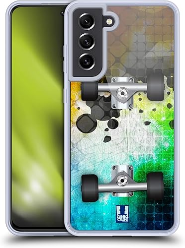 Miniatura 14 de Head Case Designs Reggae Skateboards - Funda de gel suave compatible con Samsung Galaxy S21 FE 5G