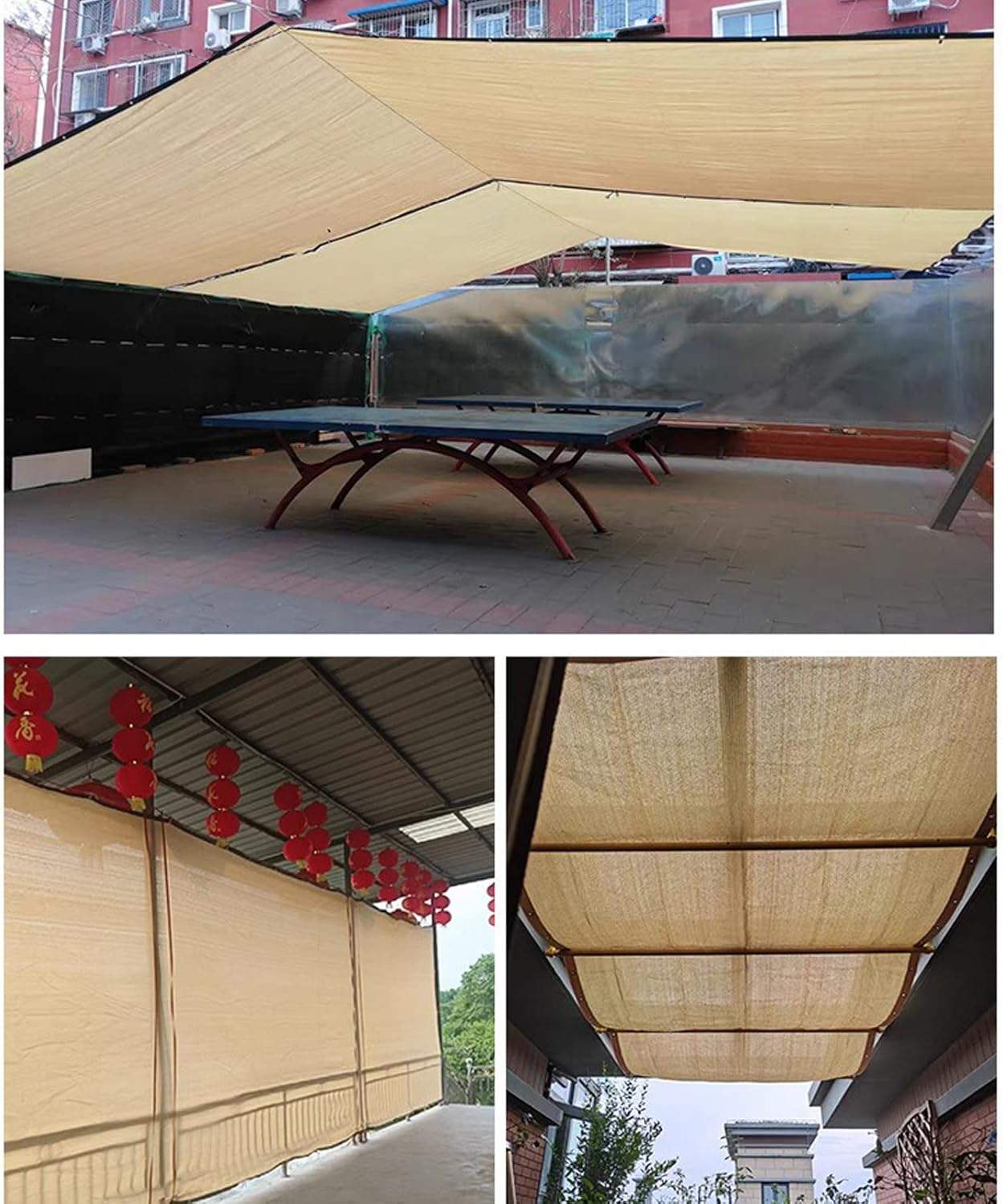 Garden Shade Net 85% UV Resistant Protection Shade Mesh Tarp Sun Shade Cloth with Grommets,Sunscreen Fabric Shade Netting,for Plant Flower Pet Kennels Outdoor (3x4m/9.8x13.1ft)