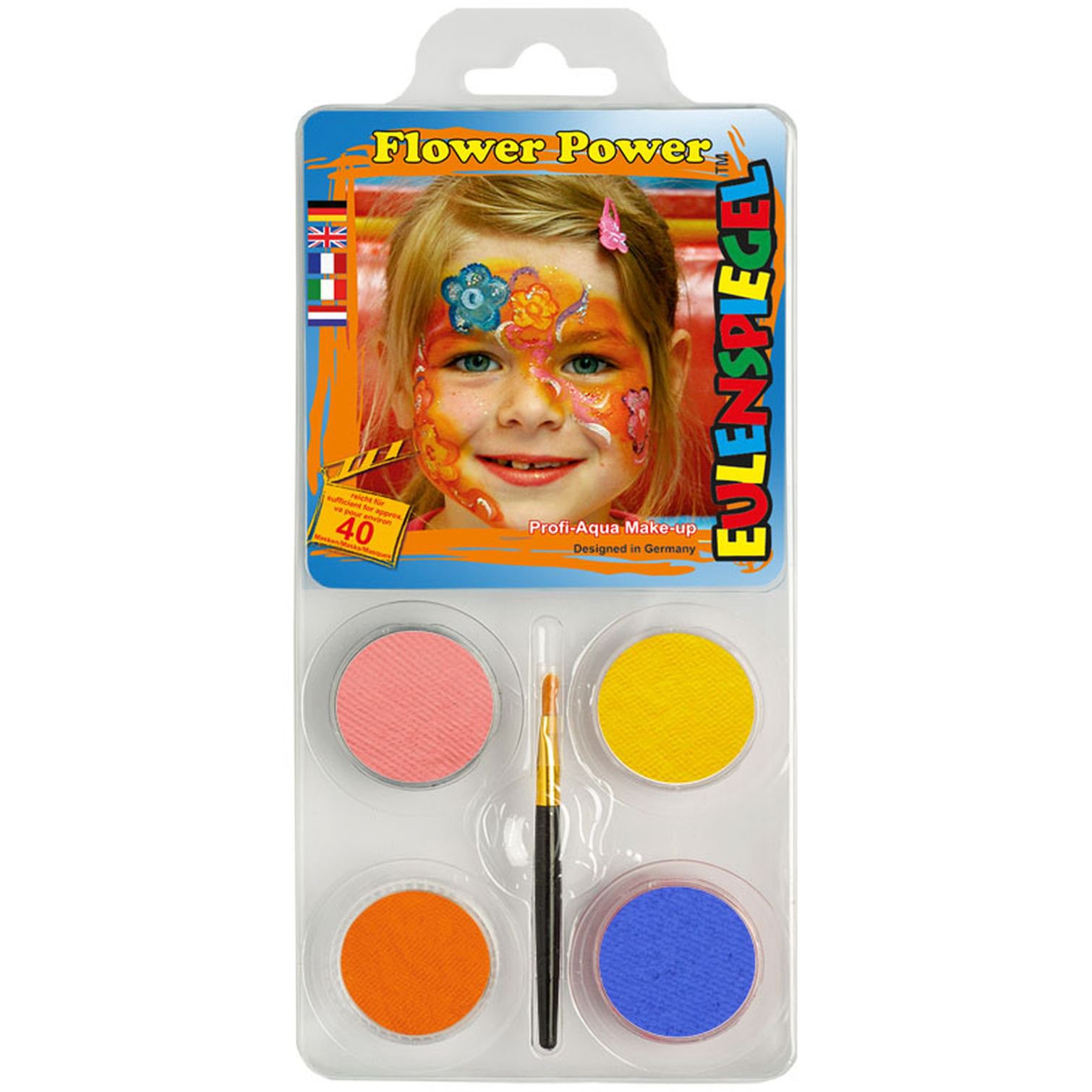 Eulenspiegel Set Trucco Strega - Colori Professionali Per Carnevale E Feste