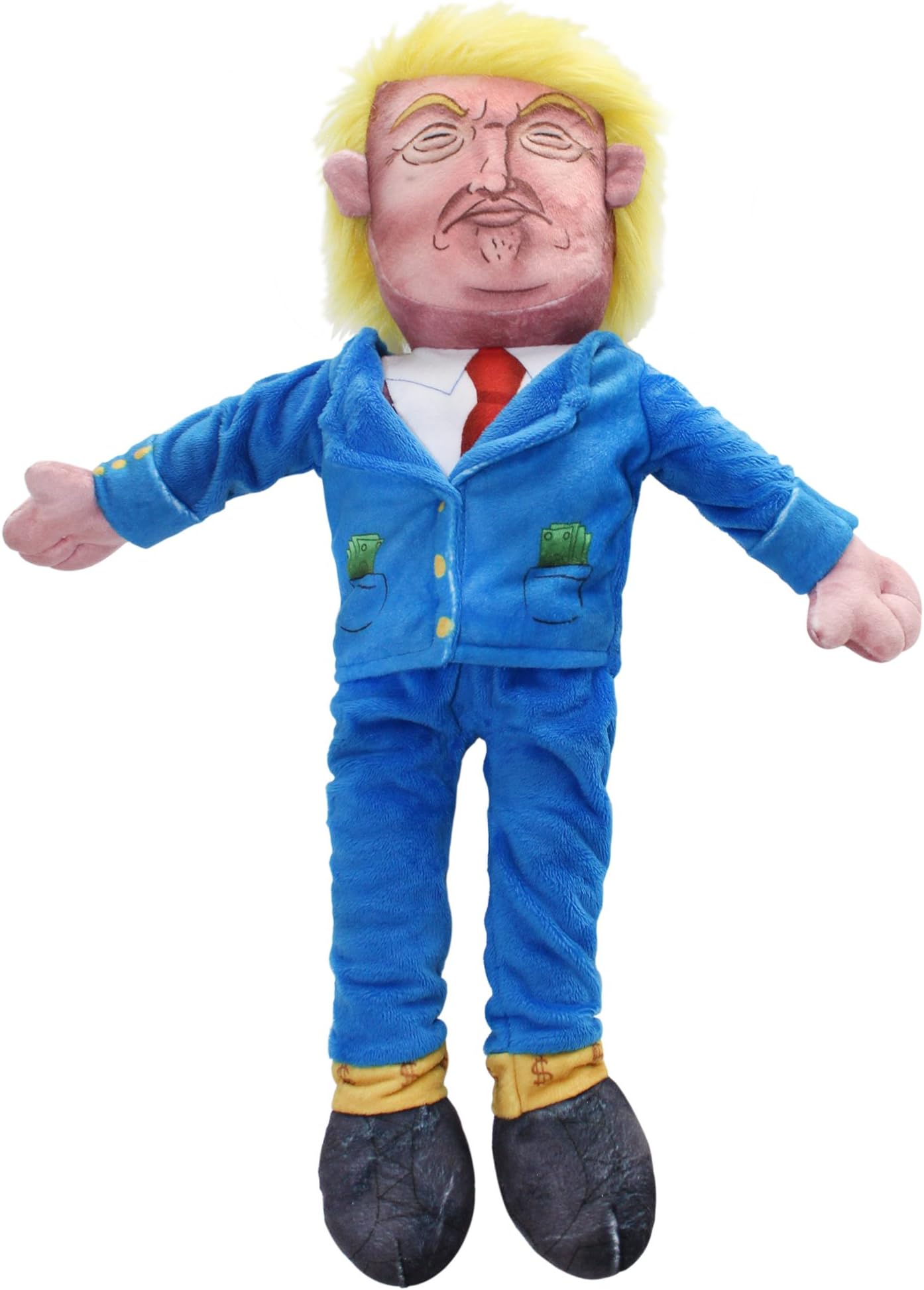 LEDNovelty President Donald Trump Stuffed, Plush CHEW Toy Doll Pets Dogs, Cats People.