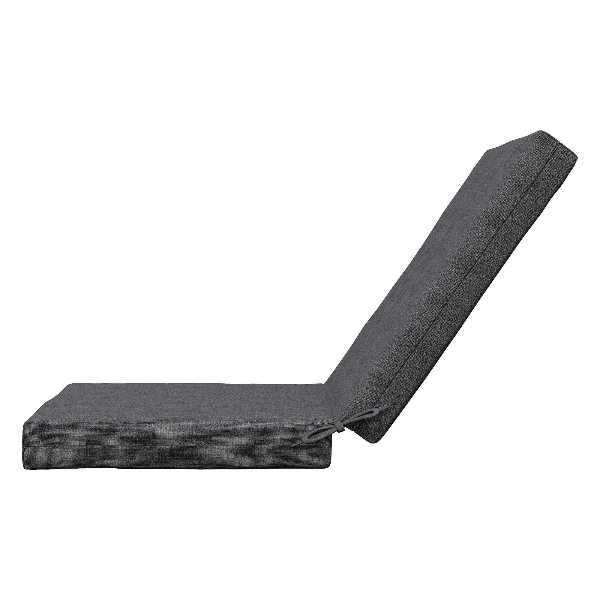 Outsunny Lot de 2 Coussins d'extérieur Chaise 8 cm 112L x 51l cm Gris Foncé