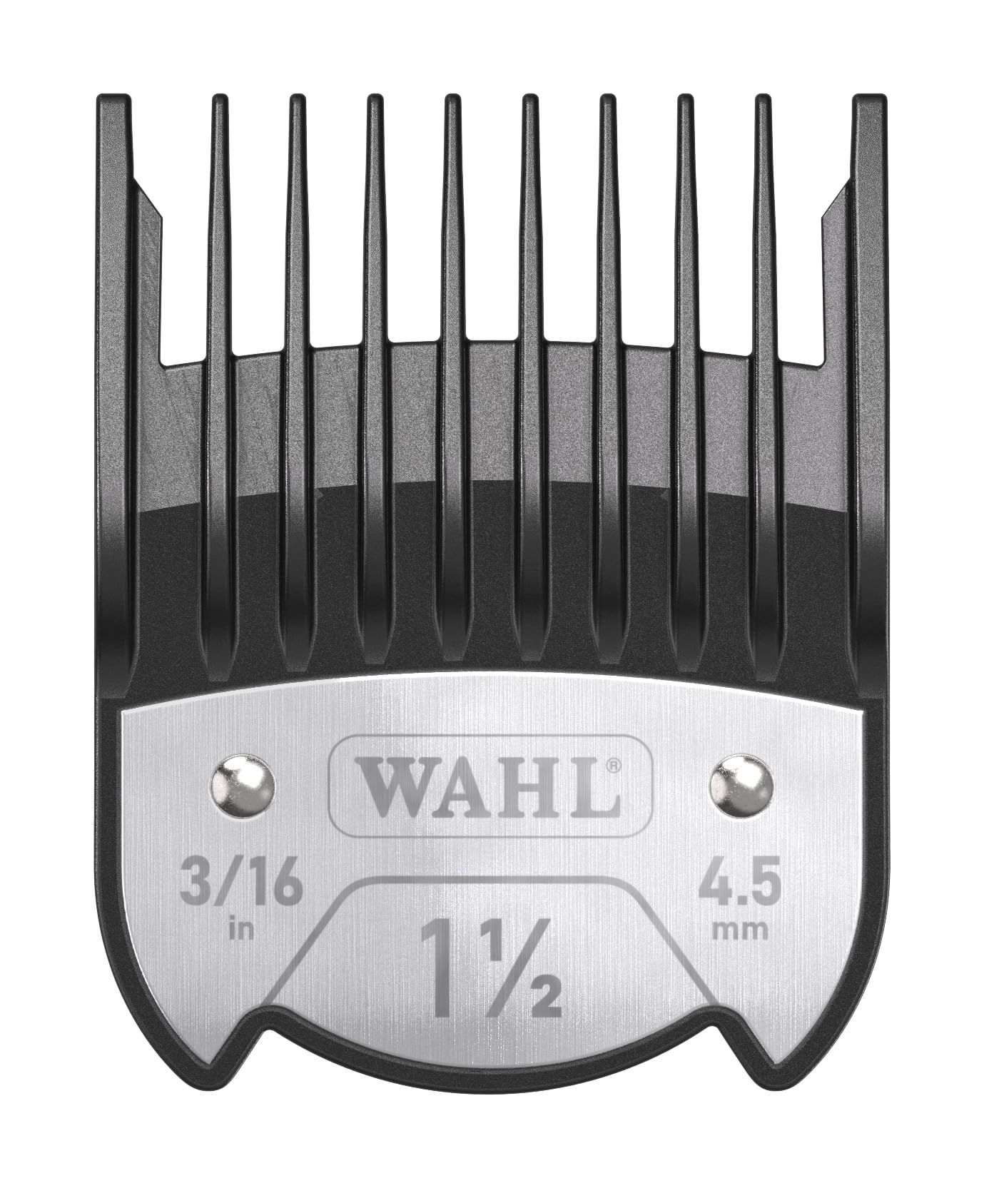 WAHL Premium Magnetic Attachment Combs, #1.5, 4.5mm, Haarschneidekämme, Aufsätze, Haarschneidemaschinen- und Trimmerzubehör, schwarz, Kuno, Chromstyle, Genio