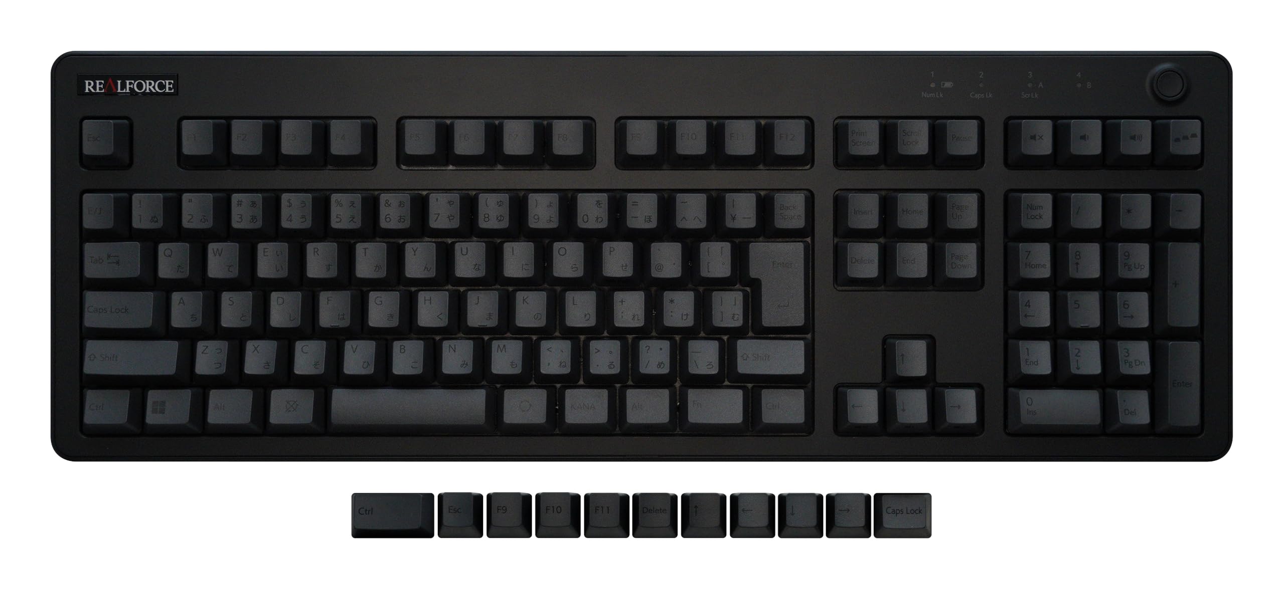 REALFORCE R3 日本語　キーキャップ　 黒 セット　リアルフォース 楽天市場】【公式】 REALFORCE R3 R3S キーボード 対応 キー