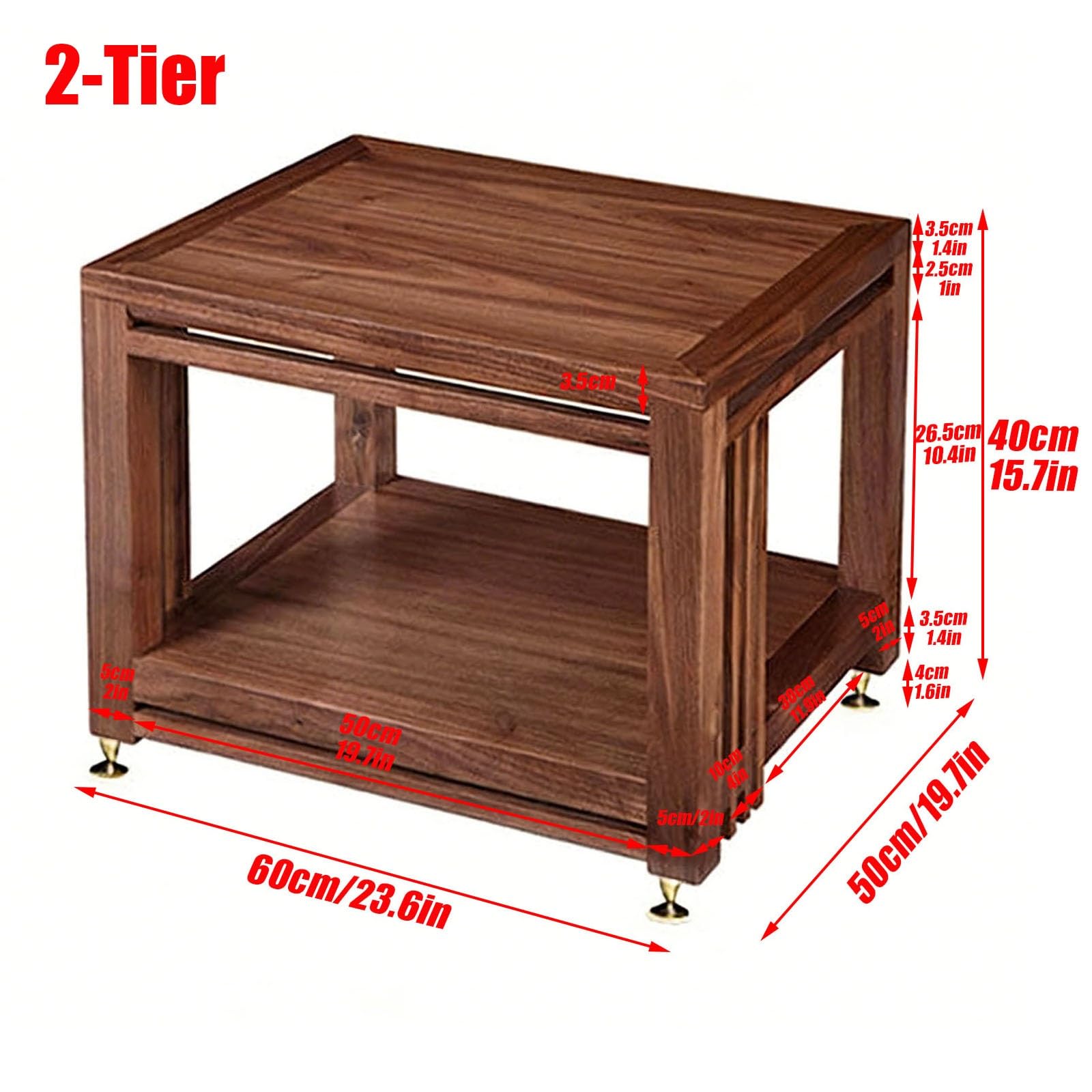 Armoire de Rangement multimédia à Plusieurs Niveaux avec Pieds amortisseurs et Conception Ouverte pour l'organisation du matériel Audio-vidéo