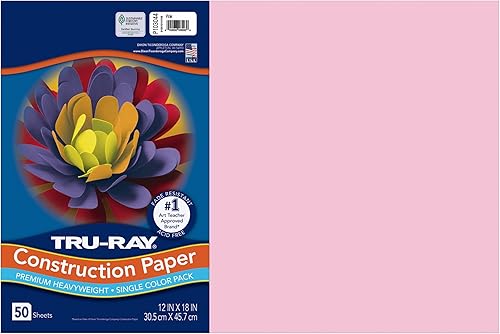 Miniatura 36 de Tru-Ray® Papel de construcción, 12.0 in x 18.0 in, 50% reciclado, azul atómico, paquete de 50