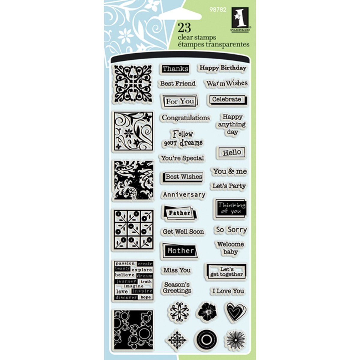 Greetings Clear Stamps