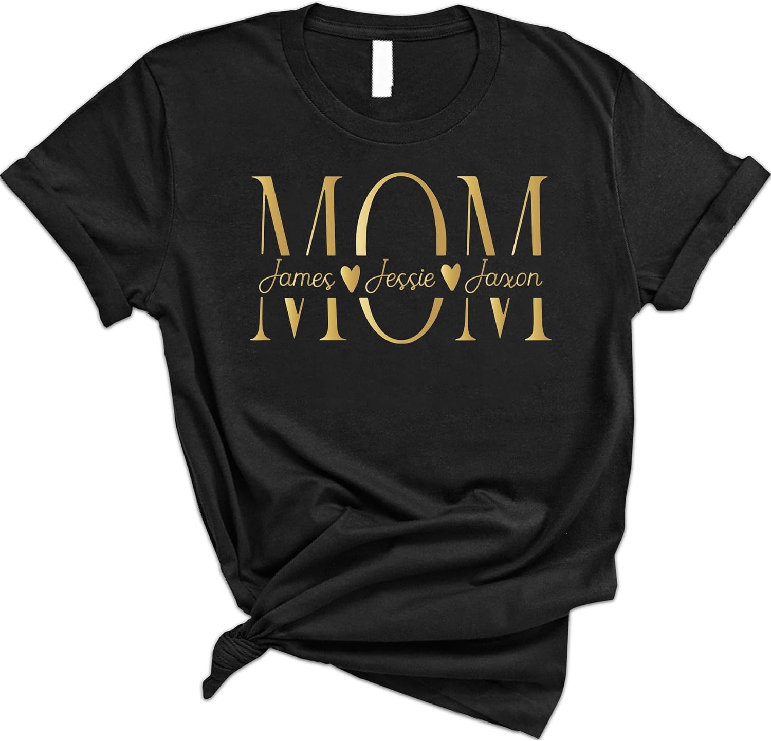 Custom Mom and Kids Names Shirt Sweatshirt Hoodie, Personalized Mothers Day T-Shirt with Kids Name, Custom Children Names Mom Shirt Sweatshirt, Customized Mama Birthday T-Shirt, Mothers Day Tee Hoodie - Image 2