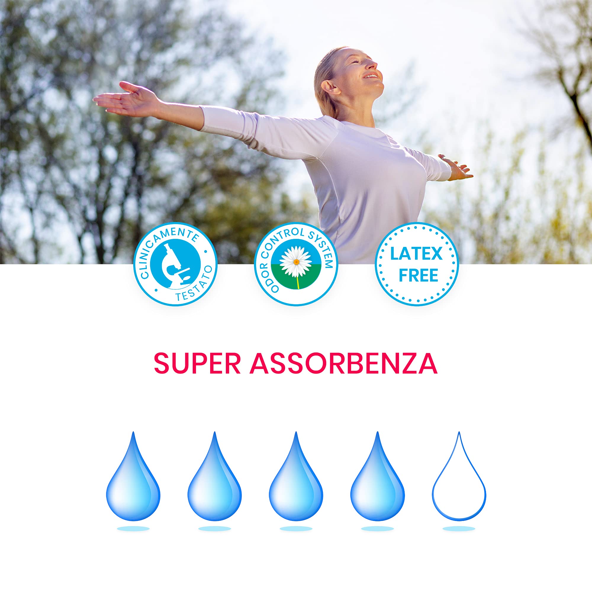 Farmex Lady Super bandaże na nietrzymanie moczu, lekkie, dyskretne i wygodne, 10 sztuk