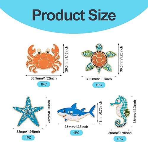 Miniatura 206 de Pandahall - Broches esmaltados de aleación con varios temas, broche de solapa, juego de pines esmaltados