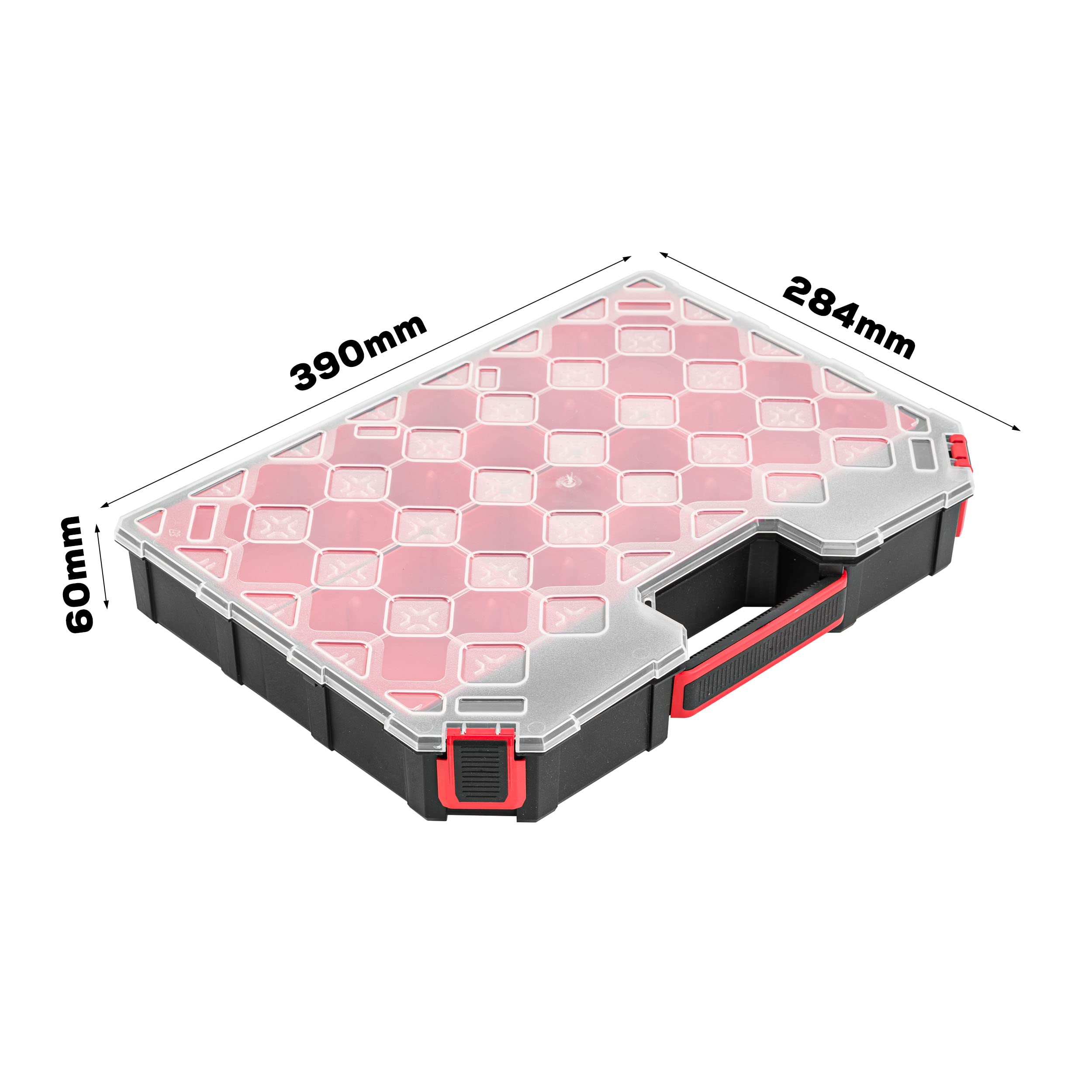 Organizador para tornillos, taller, 29 x 41,5 x 29,5 cm, maletín universal, armario de herramientas, caja surtida, caja de clasificación, garaje