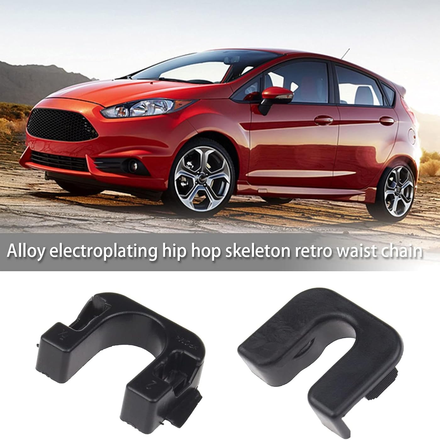 2 Set Rear Parcel Shelf Clips,for Ford Fiesta Focus Parcel Shelf