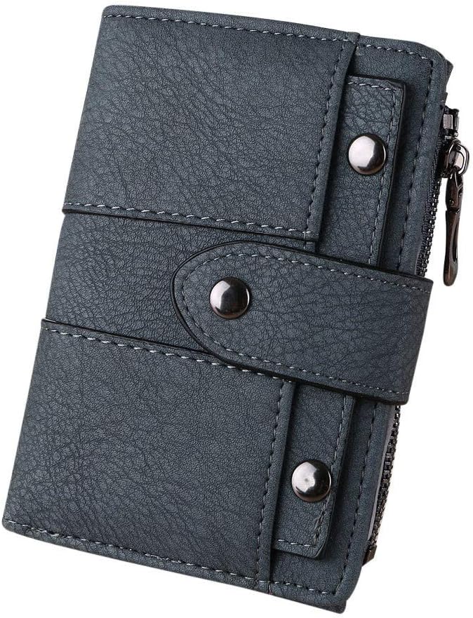 1 Pezzo Portafoglio corto in pelle PU da donna, porta carte ultra sottile, porta monete, chiusura, porta monete, porta carte, portafoglio, piccolo, casual, business, regalo per donna | SHEIN ALIA