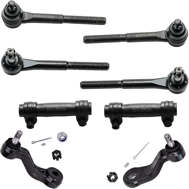 Kit de suspensão dianteira Detroit Axle para Chevrolet e GMC 4WD – 8 peças