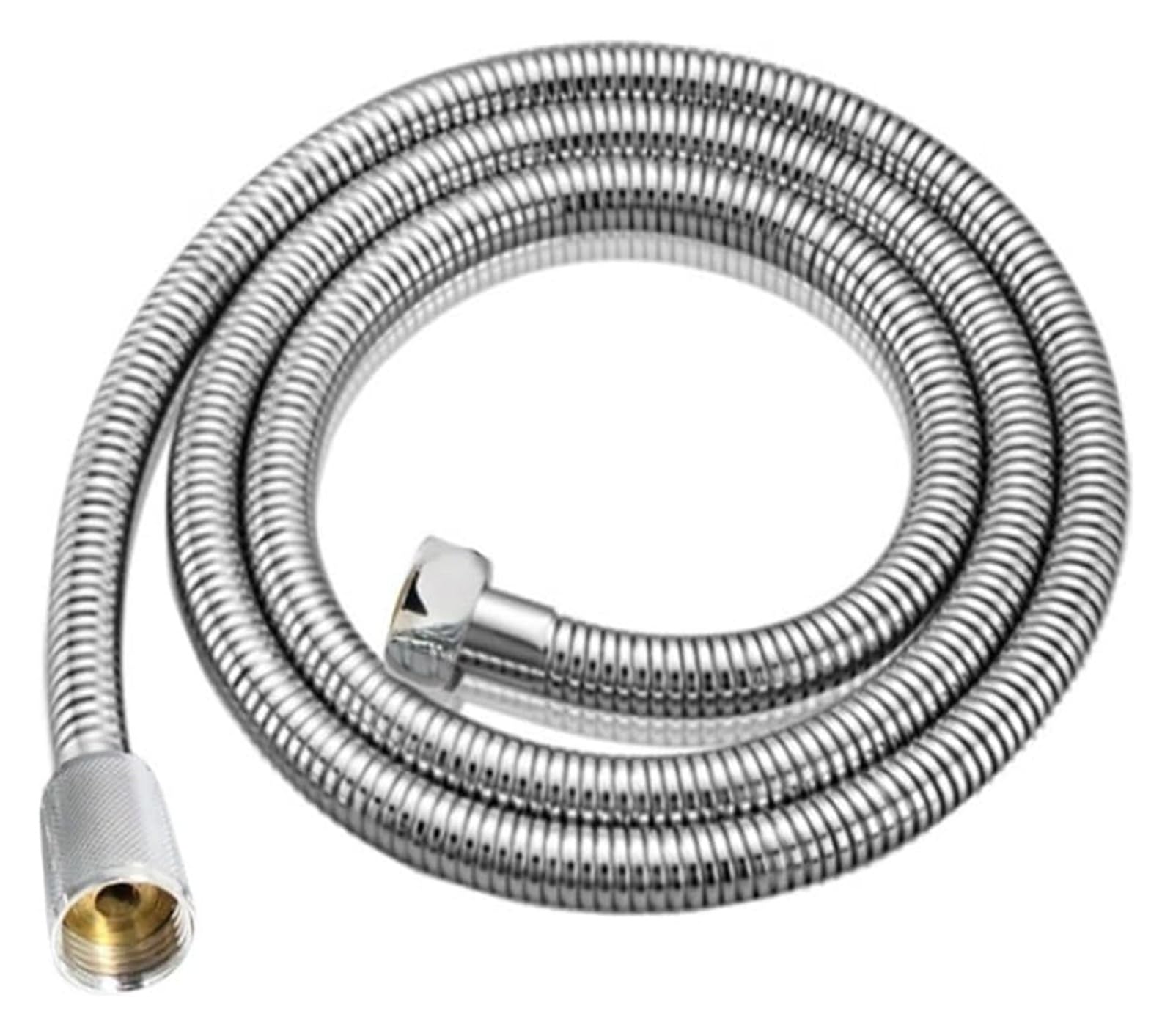 Shower Hose, Shower Hose 1/1.5/2m Chrome/Black Stainless Steel Flexible Gasket Washers