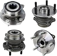 Vista 113 de Detroit Axle - Kit de suspensión de 14 piezas para Jeep Liberty 2006-2007, 2 cubos de rodamiento de ruedas, 2 brazos de control superior, 2 rótulas