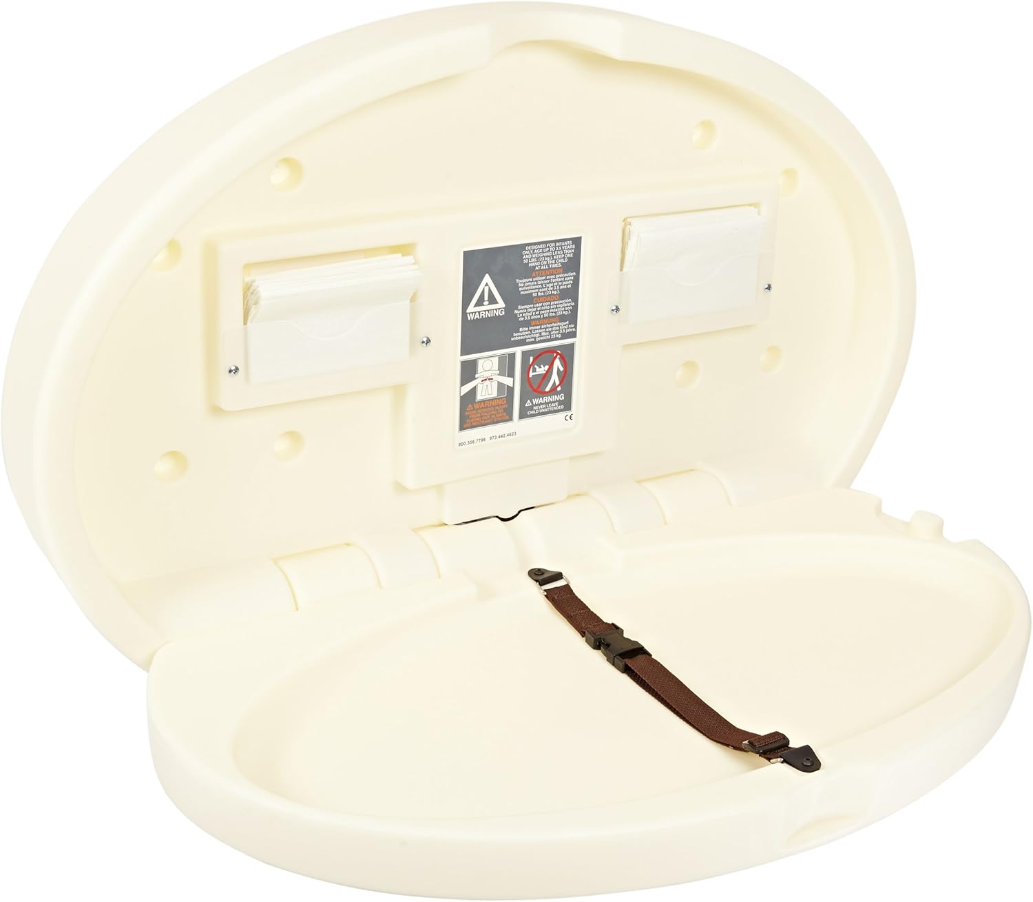 Precious Baby Changing Table, Hospeco 67016, White