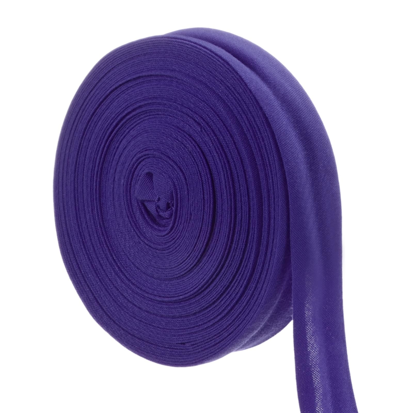 M METERXITY Double Fold Bias Tape (1.5cm x 9 Meters, Dark Blue) - Polyester Cotton Bias Binding Tape, Apply to Crafts/Sewing/Seaming/Hemming/Piping/Quilting