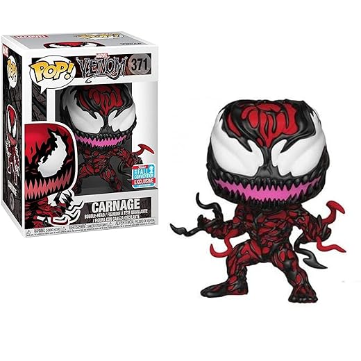 Nycc 2018 - Funk Pop! Marvel: Venom - Carnage [With Tendrils] #371 - Shared Exclusive!