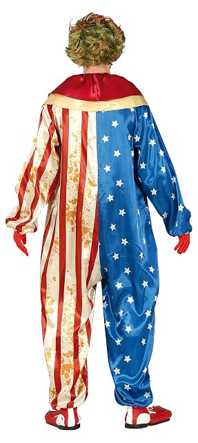 Foto 3 de 6 de FIESTAS GUIRCA - Disfraz Patriot Clown Adulto (54-56/XL) - Cuello y Mono