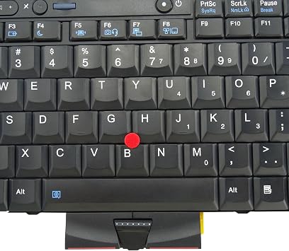 Replacement Keyboard Without Backlit for Lenovo Thinkpad T410 T410S T410i T410Si T420 T420S T420i X220 X220S X220i X220T T510 T510i T520 T520i W510 W520 (US English, Non-Backlit)