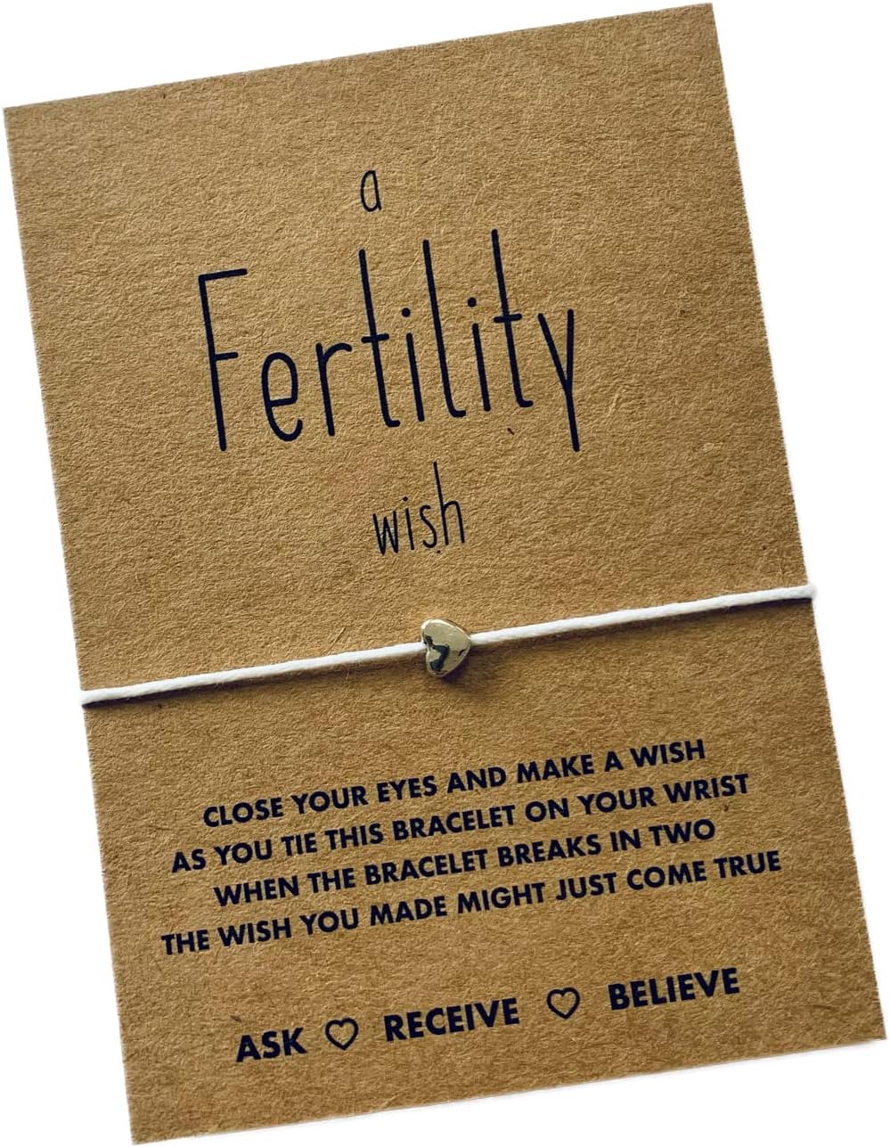 Fertility wish bracelet | A little wish for fertility | Fertility gift | A gift for fertility | IVF present - Image 6