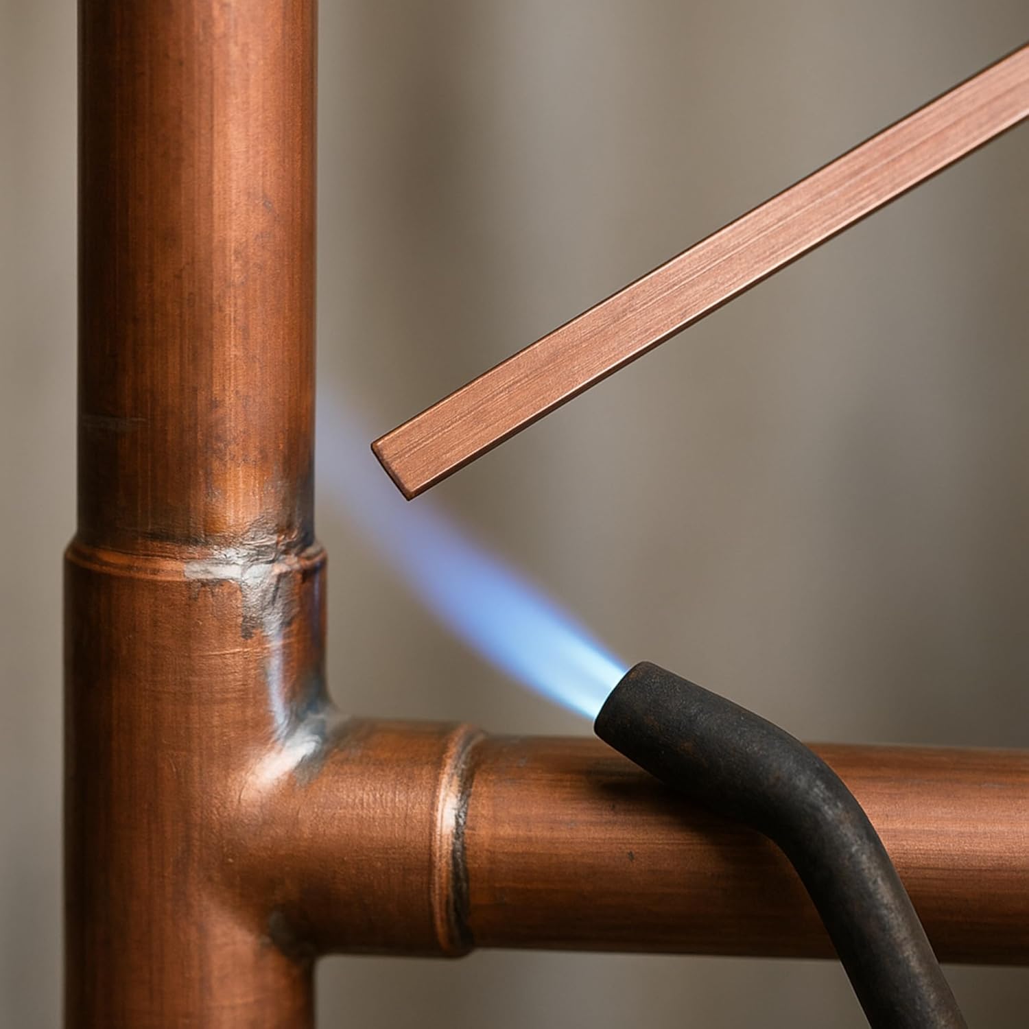 Therwen 20 Sticks Silver 15 Brazing Rods Aws Bcup-5 0.050" x 1/8" x 19.5" Silver Solder Phos Copper Brazing Alloys Flat Welding Rods Industry for Air Conditioning Refrigerator HVAC Units (Classic)