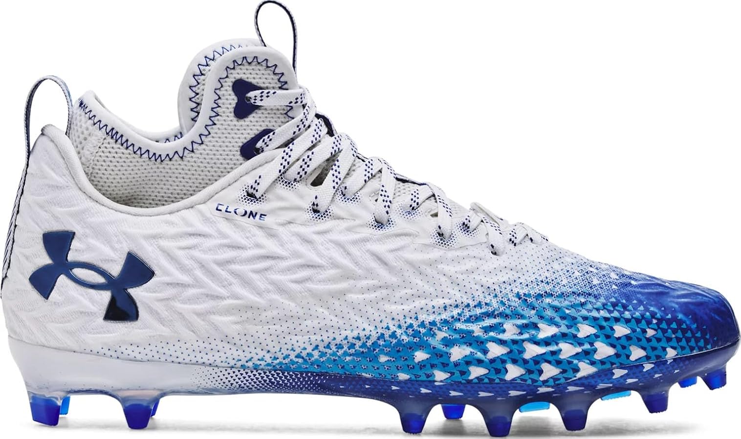 Under Armour サッカー スパイク 青×白 シューズ フットボール Amazon.co.jp: Under Armour Spotlight Clone 3.0 MC メンズ