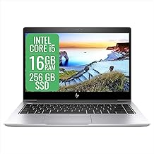 HP EliteBook Laptop PC Intel Core i5 8th, Ram 16Gb, SSD 256GB, 13.3" Display, WiFi, BT, CAM, Windows 11 Pro + Libre Office (Refurbished)