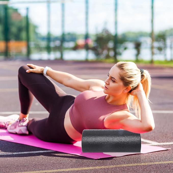 Half Round Foam Roller 30x15x7.5cm para ejercicios miniatura 2