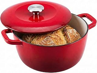 5.5QT Enamel Cast Iron Dutch Oven