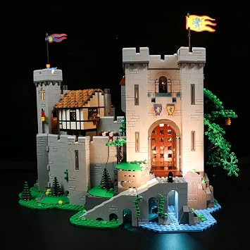 Light Kit for Lego Lion Knights Castle 10305 Lego Set not included Classic