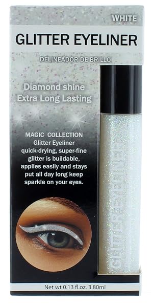 Glitter Eyeliner Diamond Shine Extra Long Lasting Waterproof White