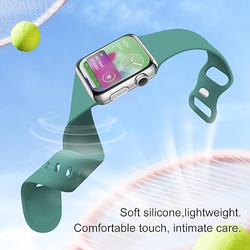 Miniatura 3 de Correa deportiva compatible con correas de Apple Watch de 1.496 in 1.575 in 1.614 in 1.654 in 1.732 in 1.772 in 1.811 in 1.929 in, correa de