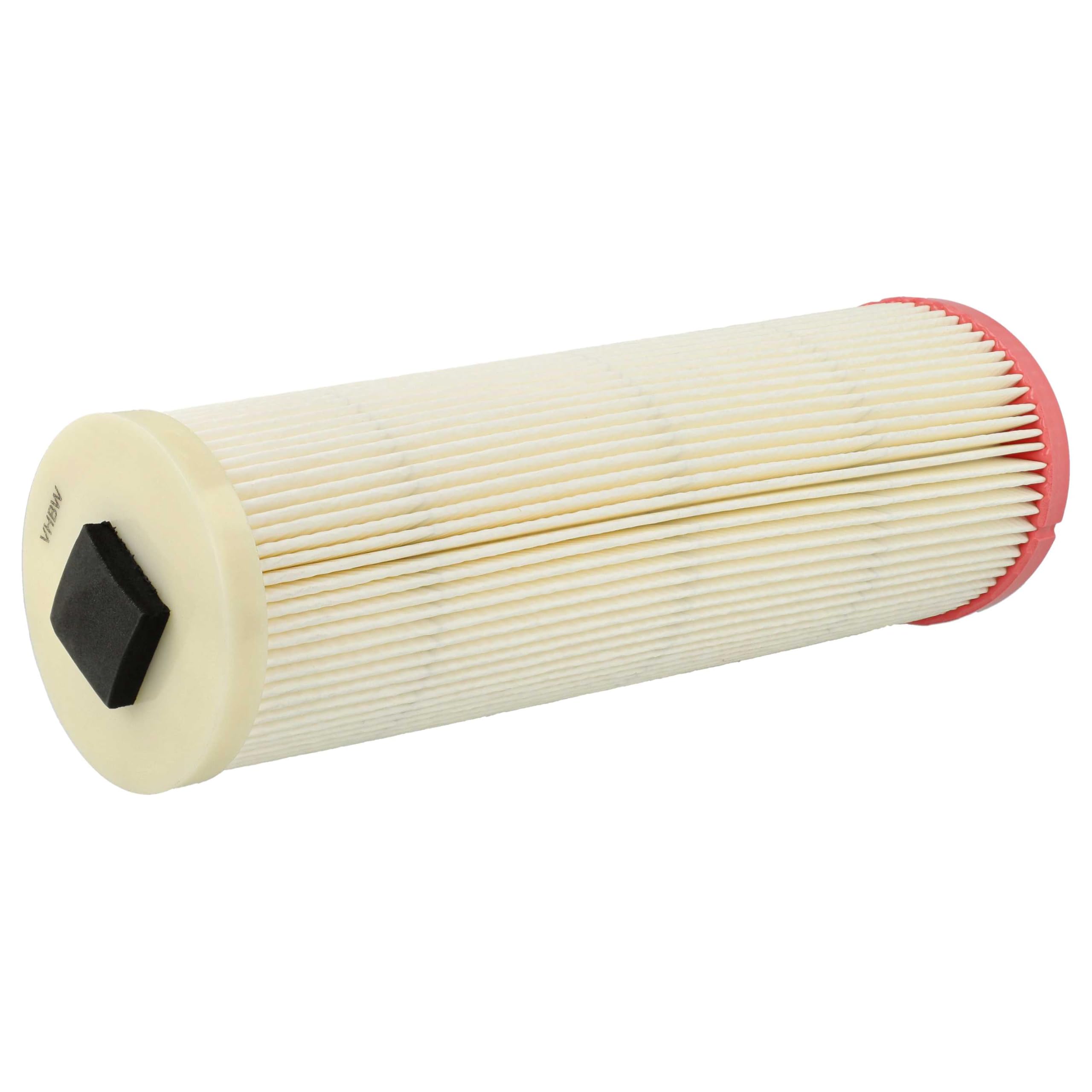 vhbw 2x Filtro compatible con Dustcontrol DC 2800, 1800, 2900 eco aspiradora - filtro Hepa naranja blanco