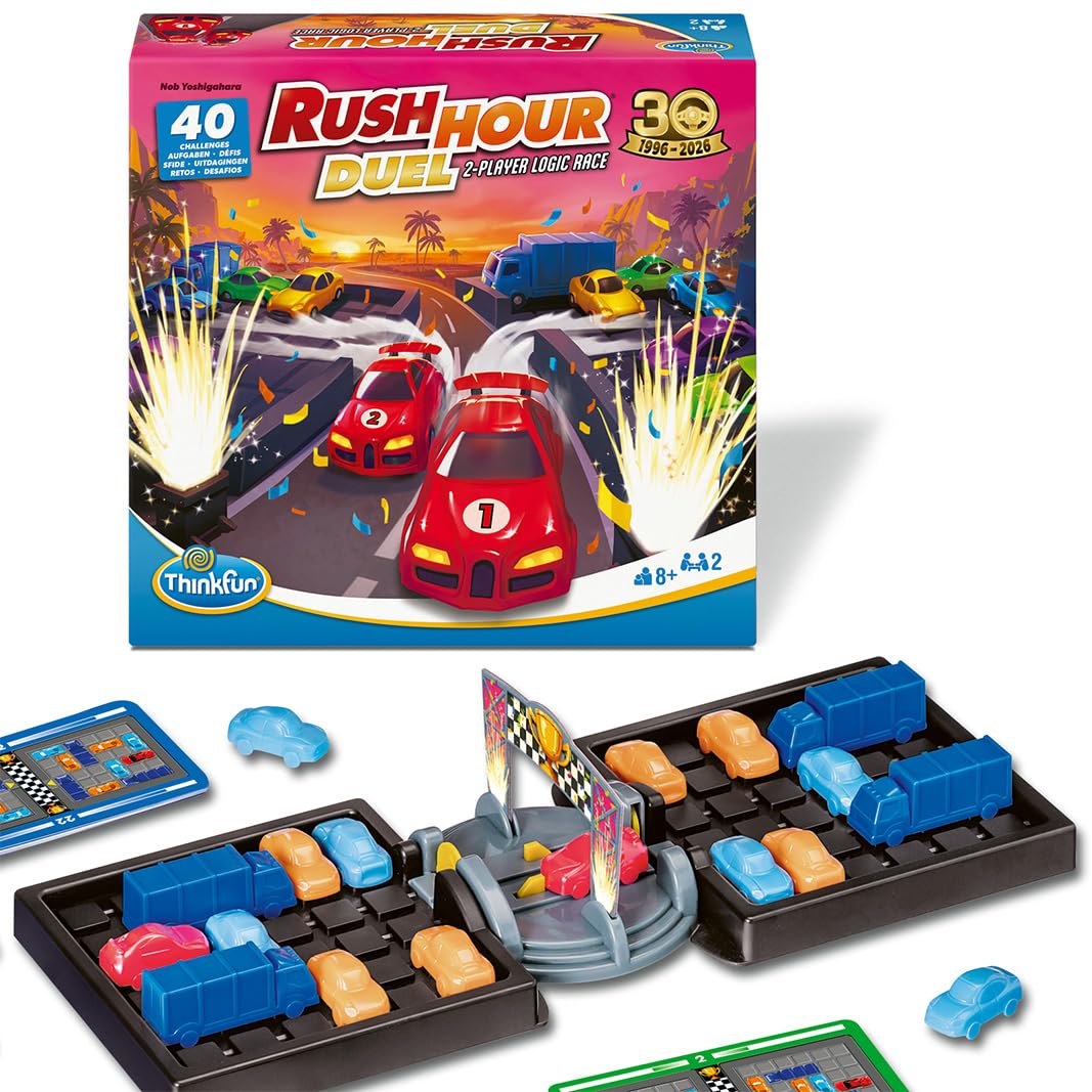Rush Hour Traffic Jam 2-Player Logic Game - 30th Anniversary Edition - Head-to-Head Race…