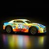 Toy 2.4 Ghz RC Full Function LED Light Body 1:22 Rechargeable Remote Control Drift Trolley (yellow)