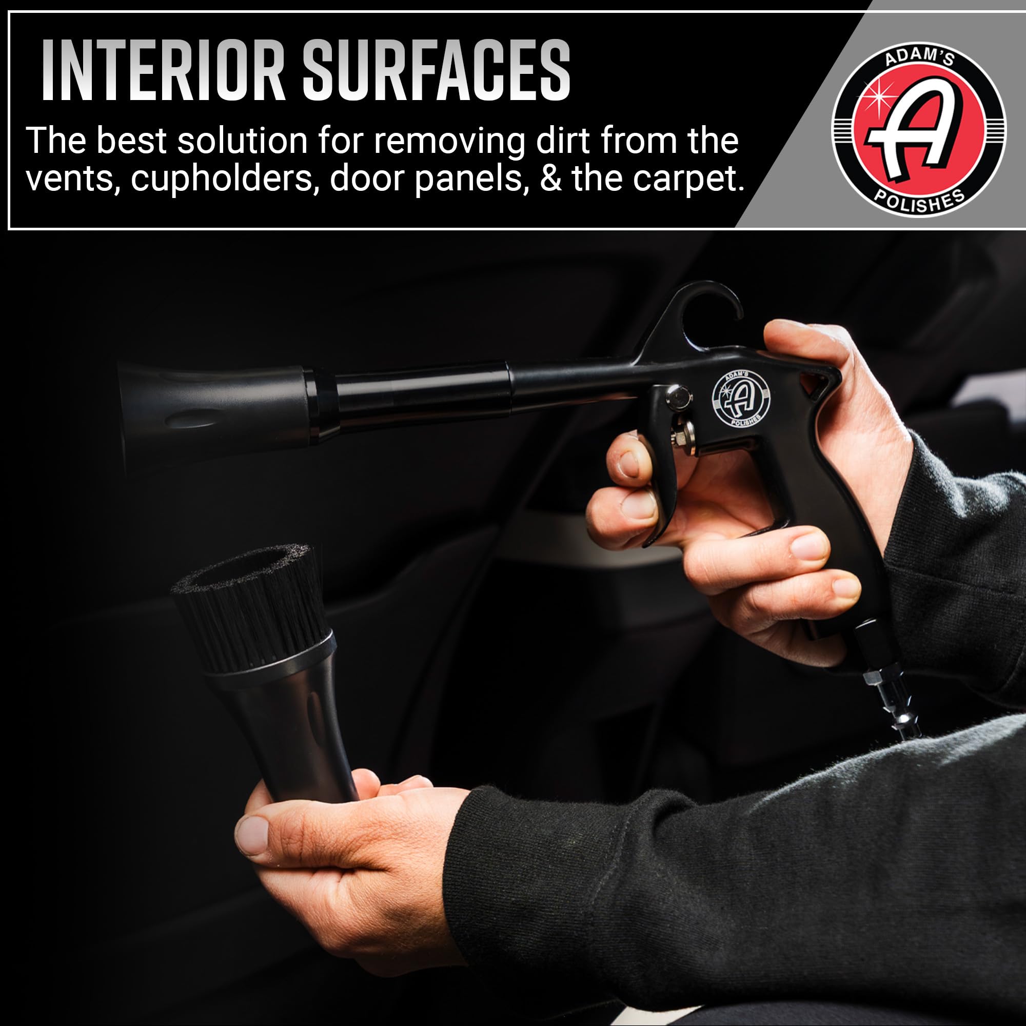 Adam's Tornado Interior Cleaner - Powerful Car Detailing Tool -6