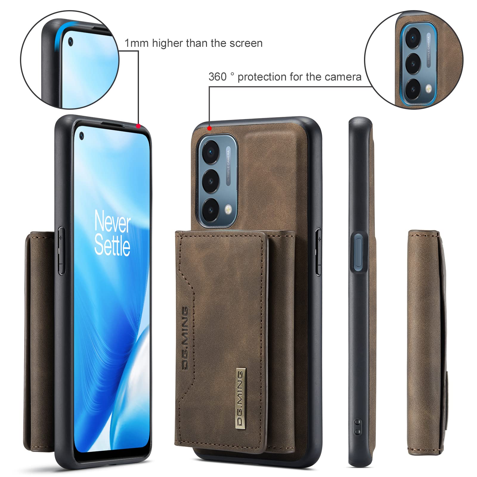 TUUNKMUY Custodia per Oneplus Nord N20 5G, custodia protettiva a