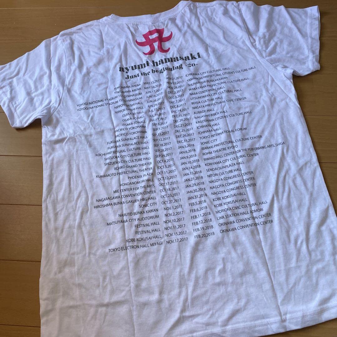 Amazon.co.jp: 浜崎あゆみ Tシャツ just the beginning TOUR 2017